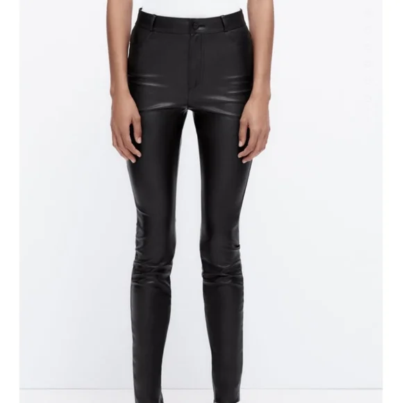 Zara faux leather leggings - Picture 7 of 8
